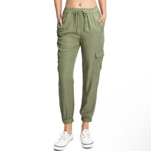 LOVE TREE Olive Green Women's Cargo Pants